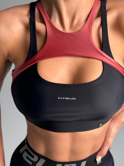 Sports Top FITRUN Top Comfort "Wine Blaze"