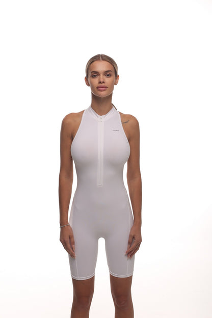 Комбінезон FITRUN Jumpsuit YOGA Short "White VE"
