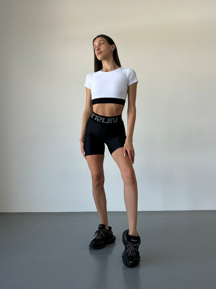 FITRUN Midi T-shirt "White"