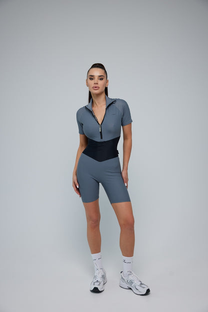 Jumpsuit FITRUN Jumpsuit Base Short "Silver"