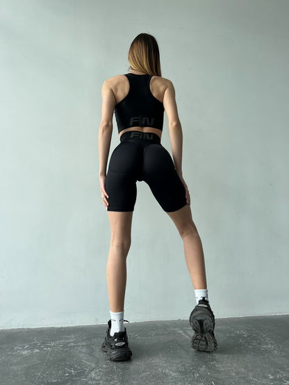 Спортивний Топ FITRUN Top "Total Black Relief"