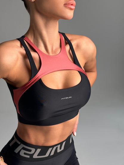 Sports Top FITRUN Top Comfort "Wine Blaze"