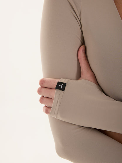 FITRUN Long Sleeve YOGA "Latte NE"