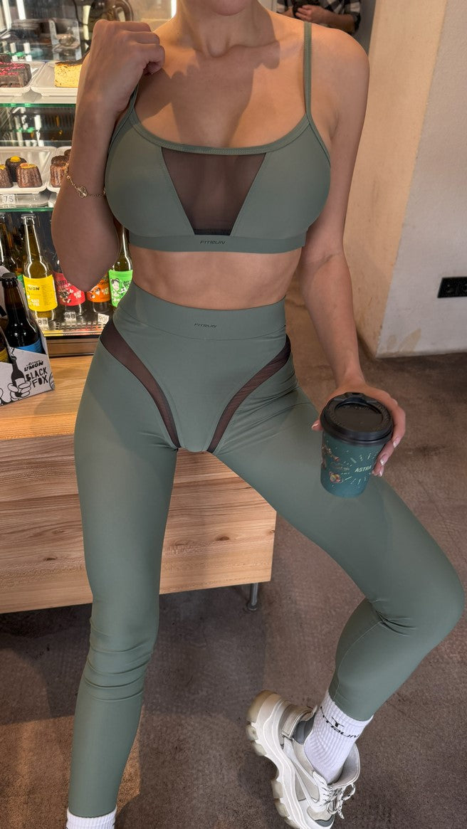 Легінси FITRUN Leggings SPIDER EVA "Olive"