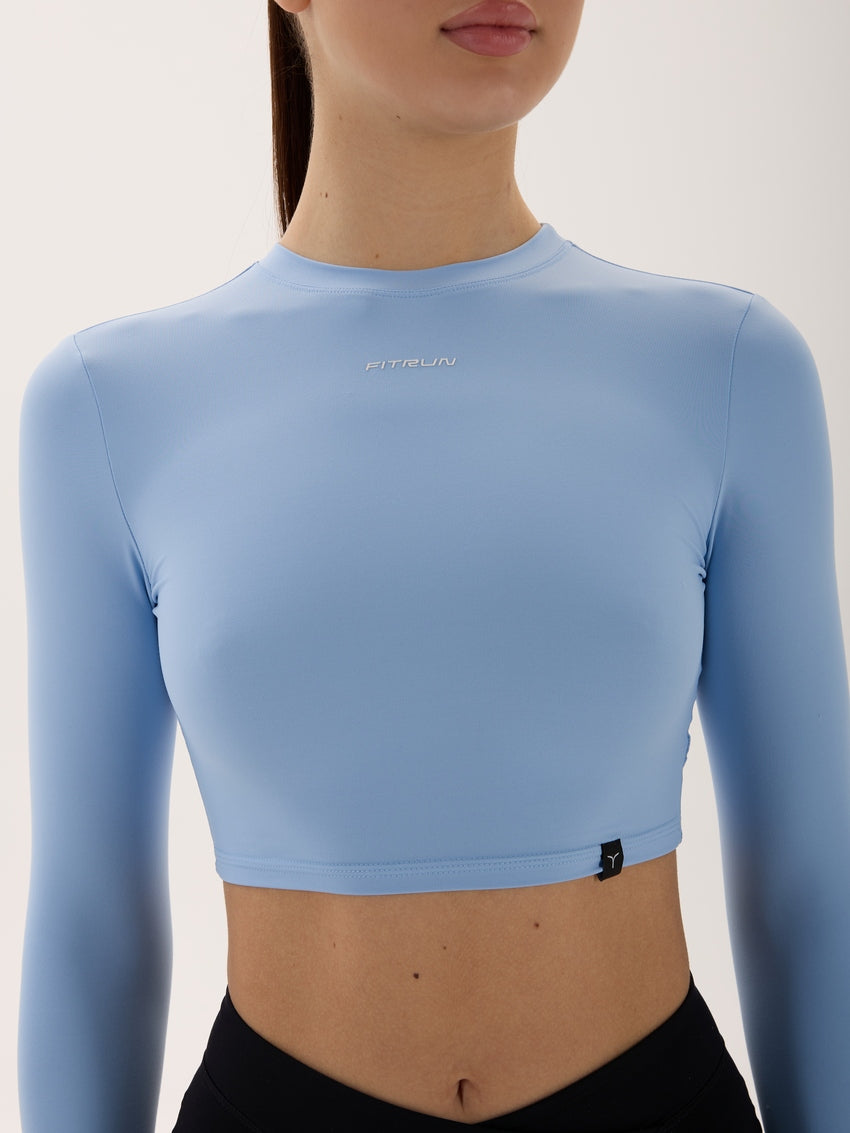 FITRUN Long Sleeve SKIN BASE "Sky VE"