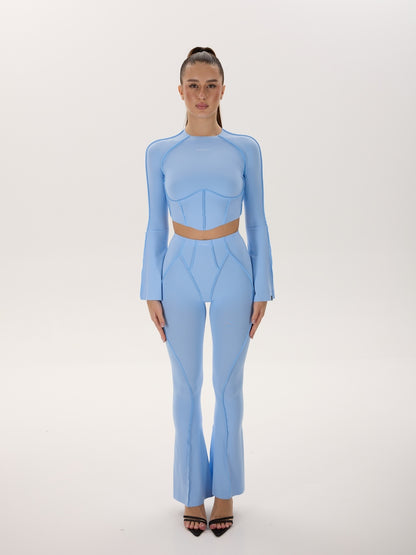 FITRUN Long Sleeve-Corset DISCO Versa "Sky VE"
