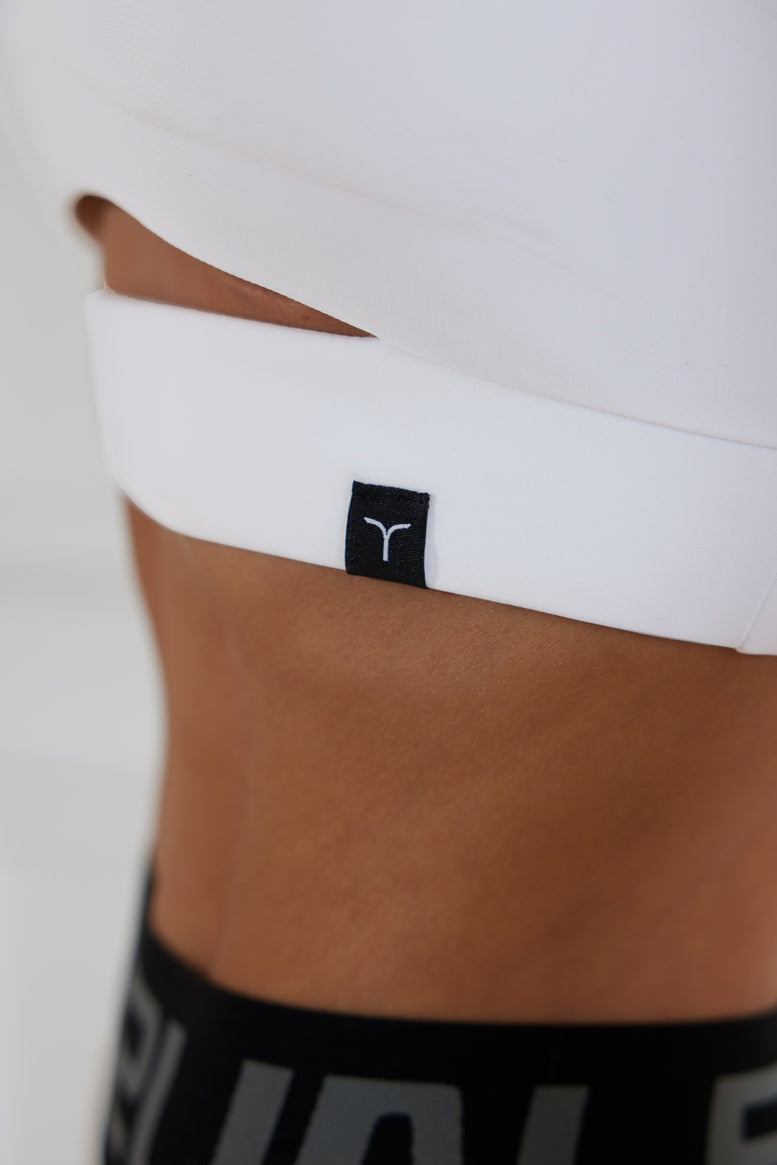 Sports Top FITRUN Top Racy "Total White"