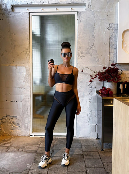 Leggings FITRUN Leggings SPIDER EVA "Black"