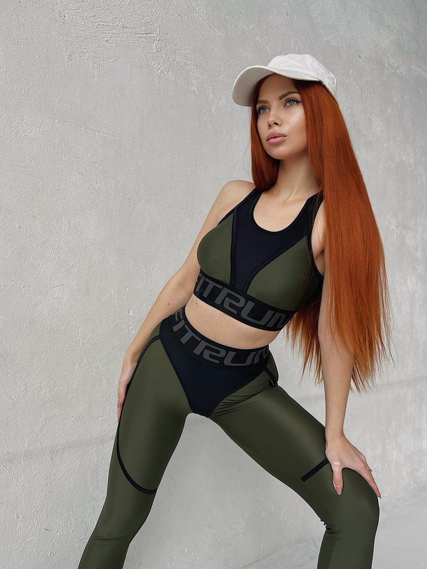 Легінси FITRUN Leggings Super Nuts "Khaki"