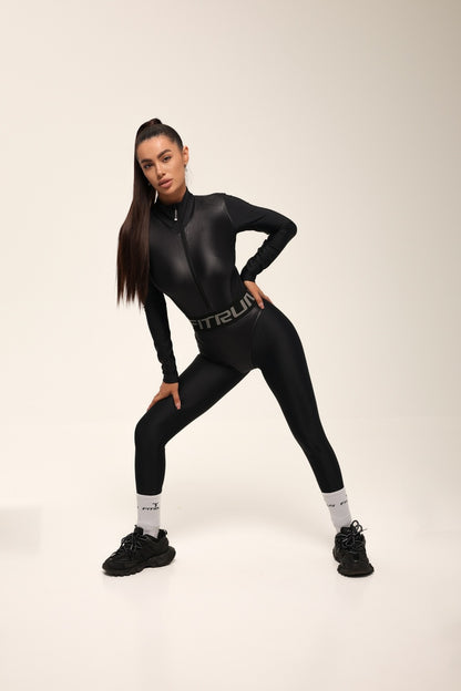 Jumpsuit FITRUN Jumpsuit Super Nuts Long "Black Blaze"