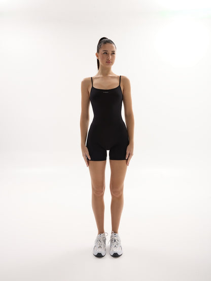Jumpsuit FITRUN SKIN BODY Short "Black VE"