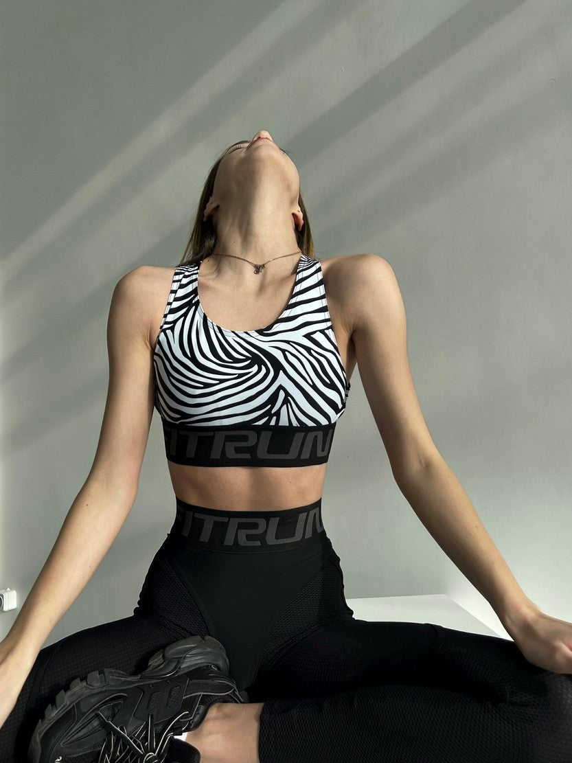 Sports Top FITRUN Top X Brand "Zebra"