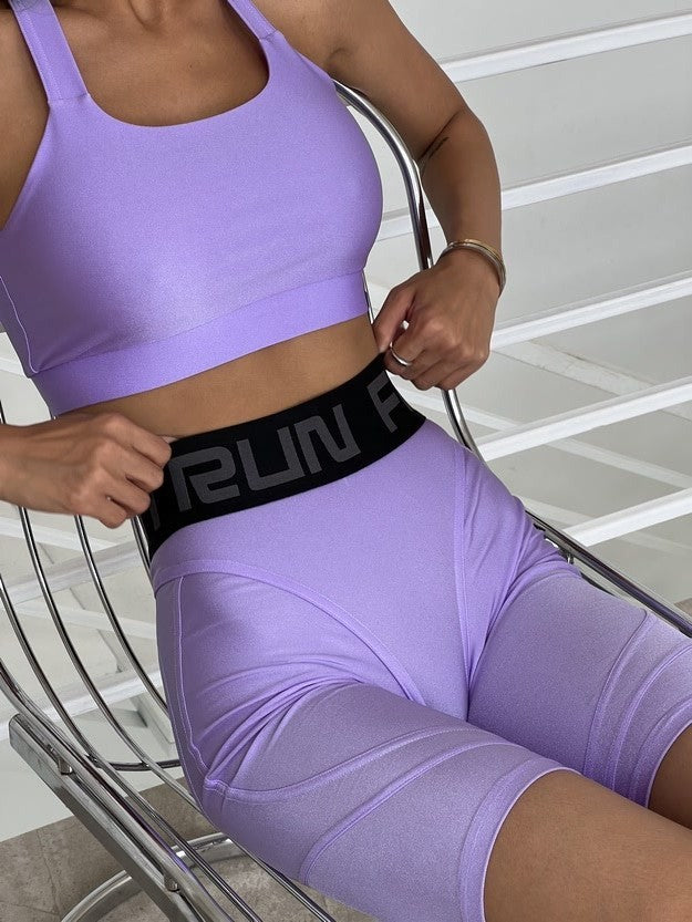 Велосипедки FITRUN Cycling Super Nuts Push-Up "Total Shine Lilac"