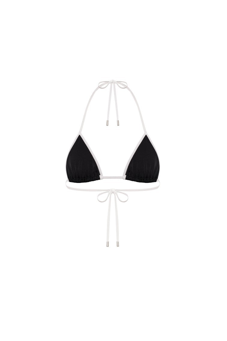 Top FITRUN MALLORCA Triangle Bikini Top "Black"