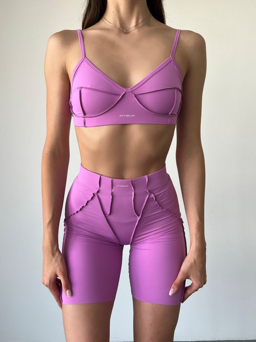 Scurt de ciclism FITRUN Cycling Versa "Fuchsia VE"