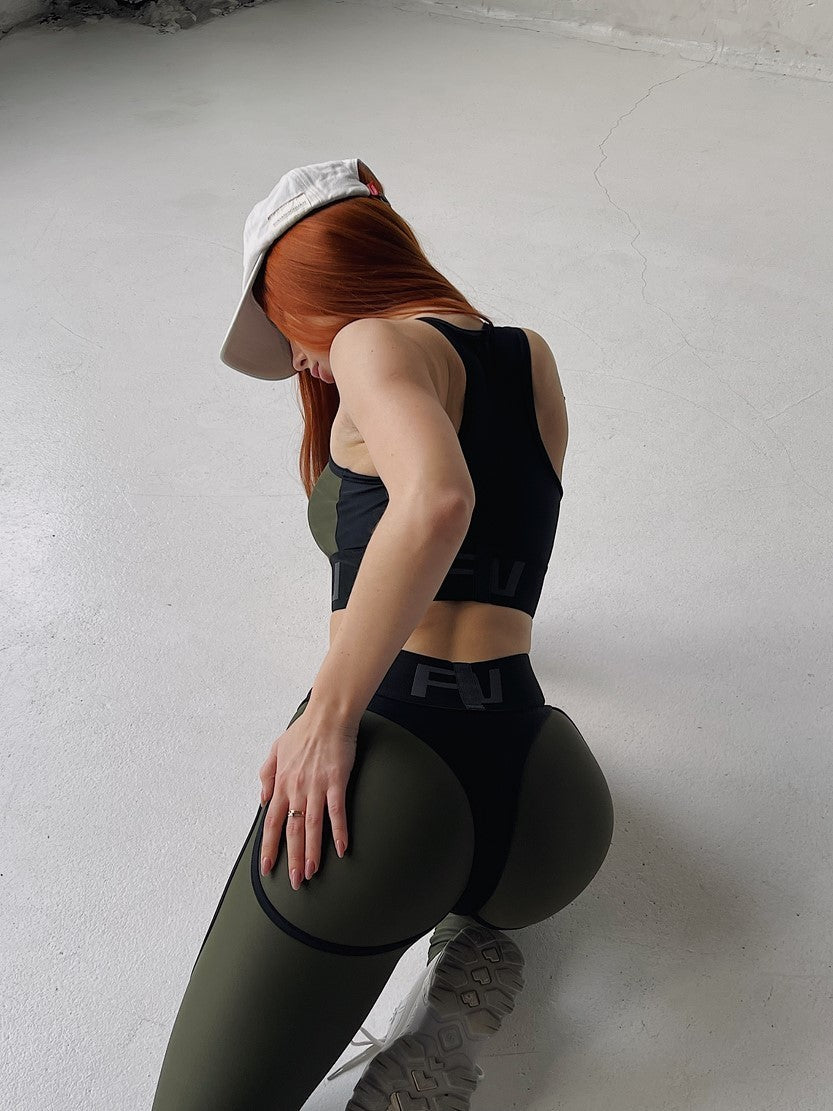 Легінси FITRUN Leggings Super Nuts "Khaki"