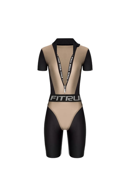 Jumpsuit FITRUN Jumpsuit Super Nuts Short "Beige Blaze"