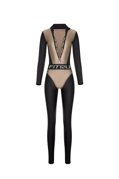 Jumpsuit FITRUN Jumpsuit Super Nuts Long "Beige Blaze"
