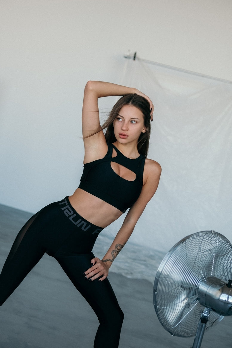 Спортивний Топ FITRUN Top Comfort "Total Black"