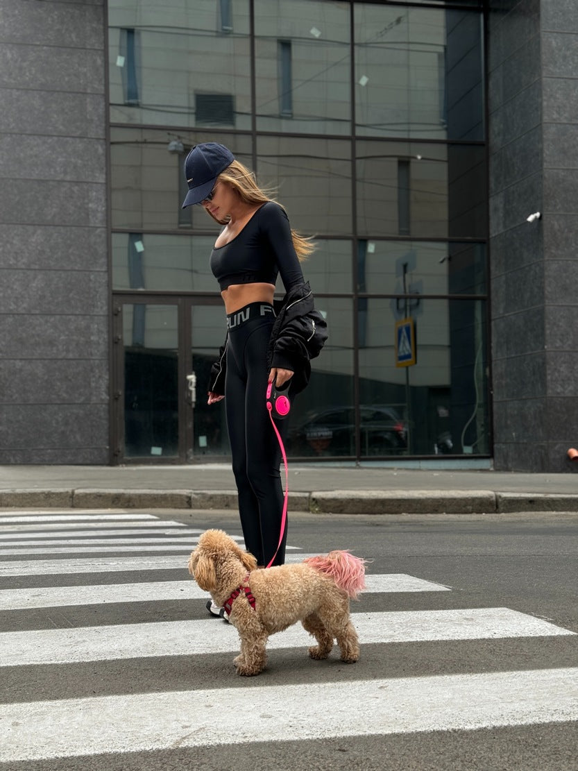 FITRUN Long Sleeve Bliss "Total Black"