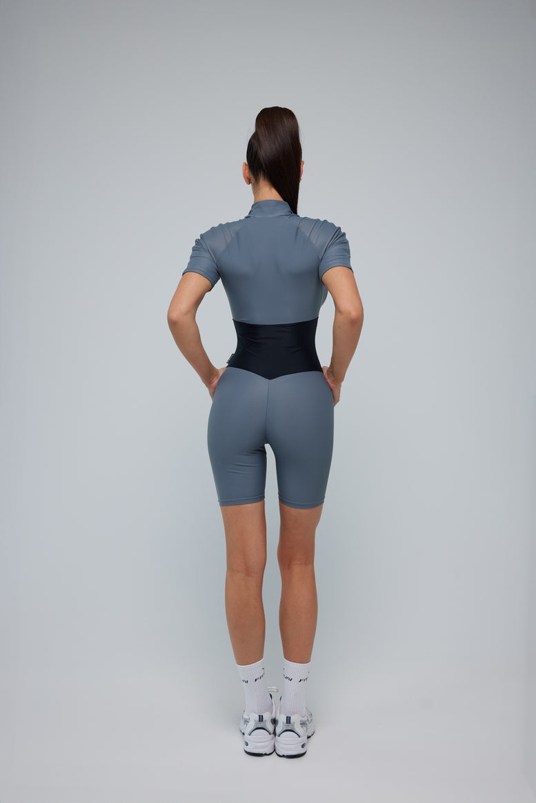 Jumpsuit FITRUN Jumpsuit Base Short "Silver"