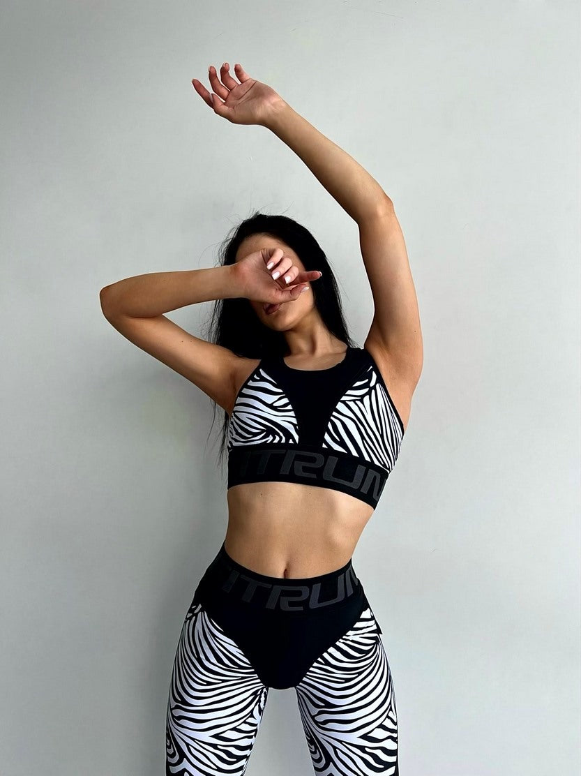 Спортивний Топ FITRUN Top "Zebra"