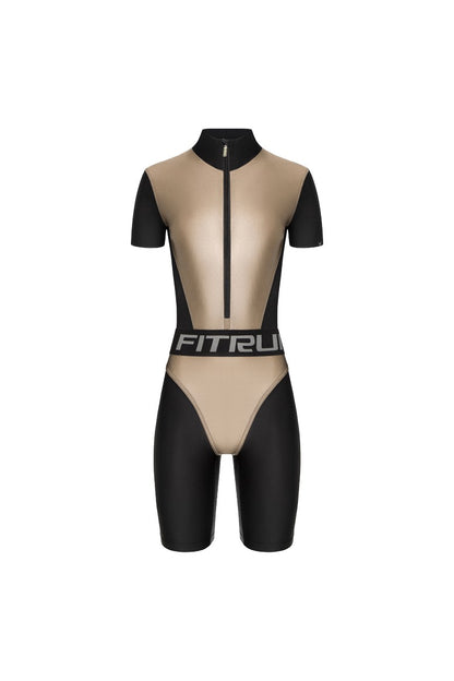Jumpsuit FITRUN Jumpsuit Super Nuts Short "Beige Blaze"