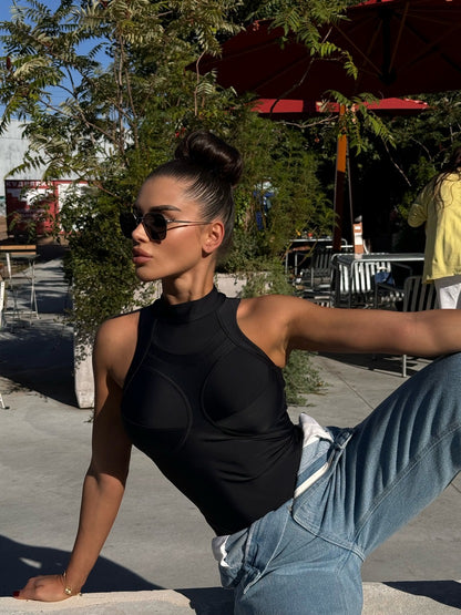 Bodysuit FITRUN Body LILU "Black"