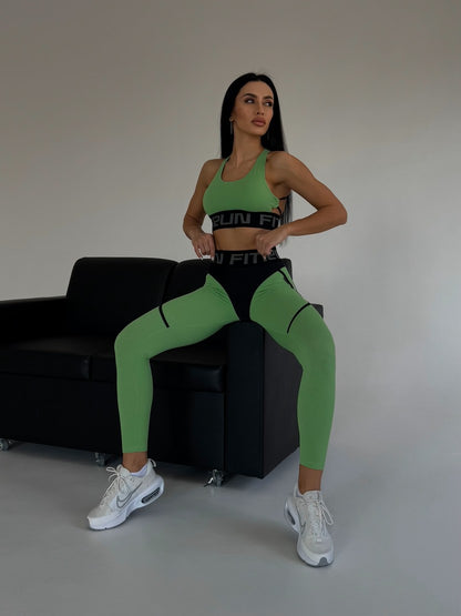 Легінси FITRUN  Leggings Super Nuts "Avocado Relief"