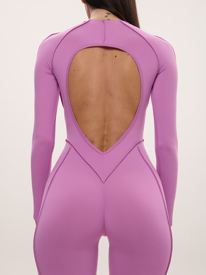 Salopetă FITRUN Body Suit Long Versa "Fuchsia VE"