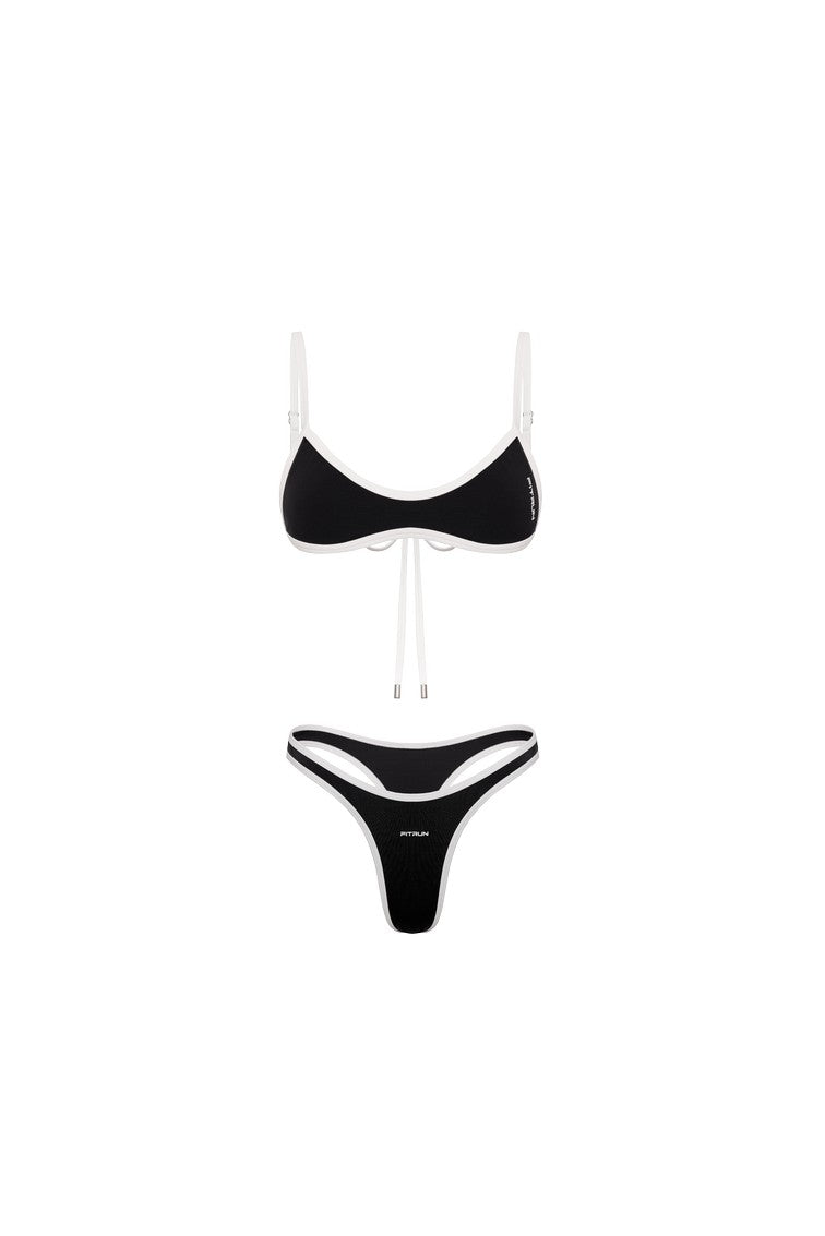 Top FITRUN BLANCA Bikini Top "Black"