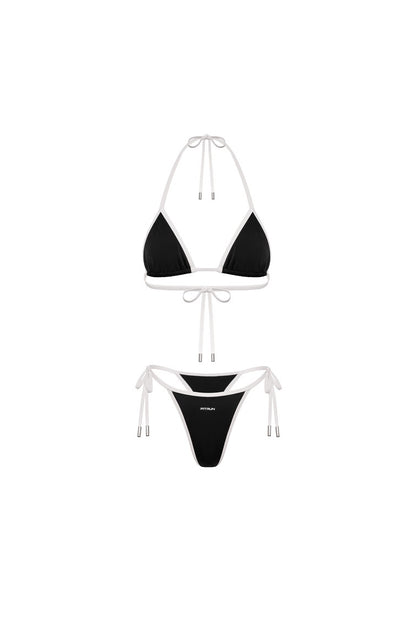 Top FITRUN MALLORCA Triangle Bikini Top "Black"