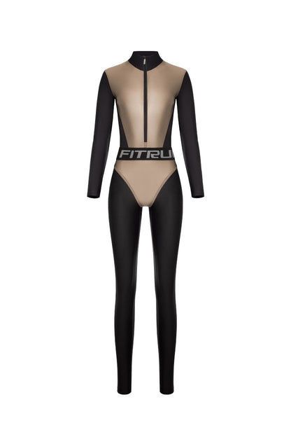 Jumpsuit FITRUN Jumpsuit Super Nuts Long "Beige Blaze"